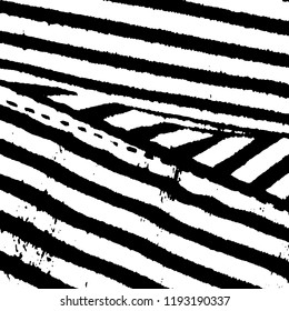 Light Distressed Background. Ink Print Distress Background. Grunge Texture. Vector.