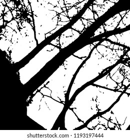 Light Distressed Background. Ink Print Distress Background. Grunge Texture. Vector.