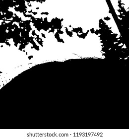 Light Distressed Background. Ink Print Distress Background. Grunge Texture. Vector.