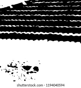 Light Distressed Background. Ink Print Distress Background. Grunge Texture. Vector.