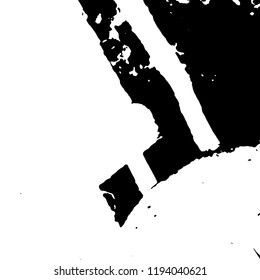Light Distressed Background. Ink Print Distress Background. Grunge Texture. Vector.