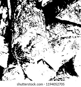 Light Distressed Background. Ink Print Distress Background. Grunge Texture. Vector.