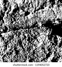 Light Distressed Background. Ink Print Distress Background. Grunge Texture. Vector.