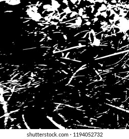 Light Distressed Background. Ink Print Distress Background. Grunge Texture. Vector.