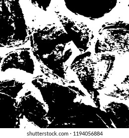 Light Distressed Background. Ink Print Distress Background. Grunge Texture. Vector.