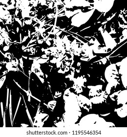 Light Distressed Background. Ink Print Distress Background. Grunge Texture. Vector.