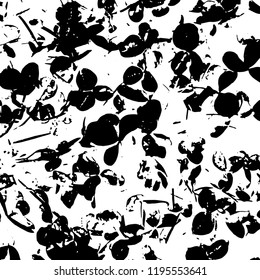 Light Distressed Background. Ink Print Distress Background. Grunge Texture. Vector.