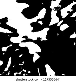 Light Distressed Background. Ink Print Distress Background. Grunge Texture. Vector.