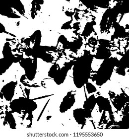 Light Distressed Background. Ink Print Distress Background. Grunge Texture. Vector.