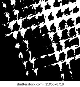 Light Distressed Background. Ink Print Distress Background. Grunge Texture. Vector.
