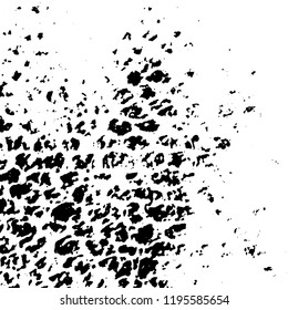 Light Distressed Background. Ink Print Distress Background. Grunge Texture. Vector.