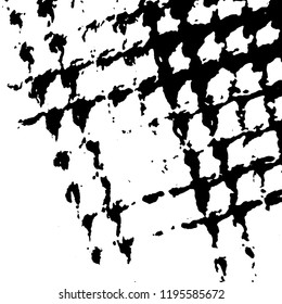 Light Distressed Background. Ink Print Distress Background. Grunge Texture. Vector.