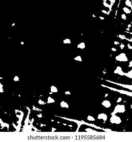 Light Distressed Background. Ink Print Distress Background. Grunge Texture. Vector.