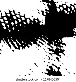 Light Distressed Background. Ink Print Distress Background. Grunge Texture. Vector.