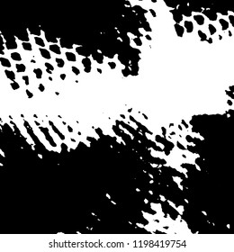 Light Distressed Background. Ink Print Distress Background. Grunge Texture. Vector.
