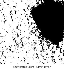 Light Distressed Background. Ink Print Distress Background. Grunge Texture. Vector.
