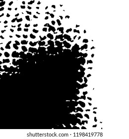 Light Distressed Background. Ink Print Distress Background. Grunge Texture. Vector.