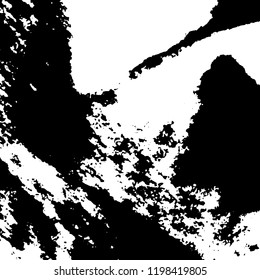 Light Distressed Background. Ink Print Distress Background. Grunge Texture. Vector.