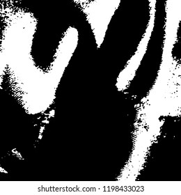 Light Distressed Background. Ink Print Distress Background. Grunge Texture. Vector.