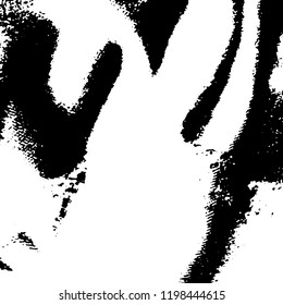 Light Distressed Background. Ink Print Distress Background. Grunge Texture. Vector.