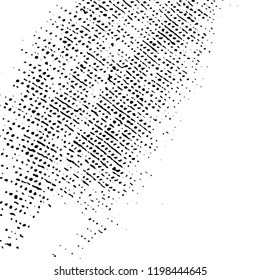 Light Distressed Background. Ink Print Distress Background. Grunge Texture. Vector.