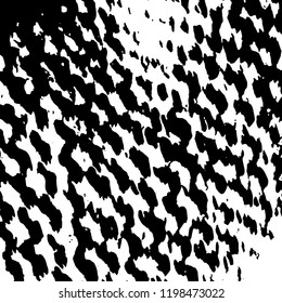 Light Distressed Background. Ink Print Distress Background. Grunge Texture. Vector.