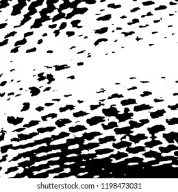 Light Distressed Background. Ink Print Distress Background. Grunge Texture. Vector.