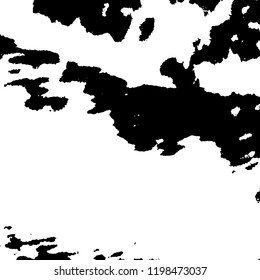 Light Distressed Background. Ink Print Distress Background. Grunge Texture. Vector.