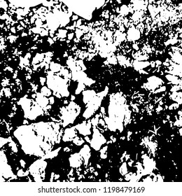 Light Distressed Background. Ink Print Distress Background. Grunge Texture. Vector.