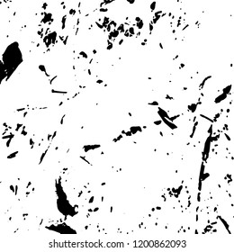 Light Distressed Background. Ink Print Distress Background. Grunge Texture. Vector.