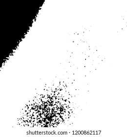 Light Distressed Background. Ink Print Distress Background. Grunge Texture. Vector.