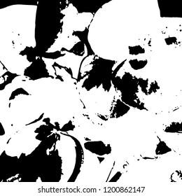 Light Distressed Background. Ink Print Distress Background. Grunge Texture. Vector.