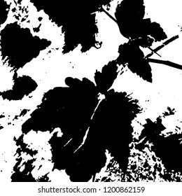 Light Distressed Background. Ink Print Distress Background. Grunge Texture. Vector.