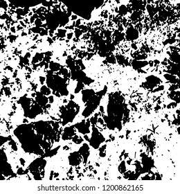 Light Distressed Background. Ink Print Distress Background. Grunge Texture. Vector.