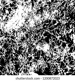 Light Distressed Background. Ink Print Distress Background. Grunge Texture. Vector.