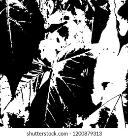 Light Distressed Background. Ink Print Distress Background. Grunge Texture. Vector.