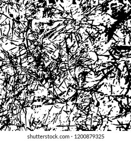 Light Distressed Background. Ink Print Distress Background. Grunge Texture. Vector.