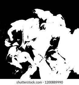 Light Distressed Background. Ink Print Distress Background. Grunge Texture. Vector.