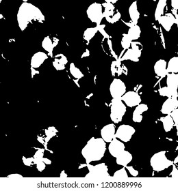 Light Distressed Background. Ink Print Distress Background. Grunge Texture. Vector.