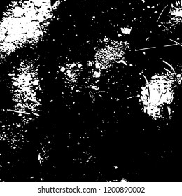 Light Distressed Background. Ink Print Distress Background. Grunge Texture. Vector.