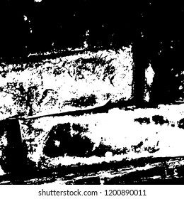 Light Distressed Background. Ink Print Distress Background. Grunge Texture. Vector.