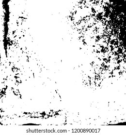 Light Distressed Background. Ink Print Distress Background. Grunge Texture. Vector.
