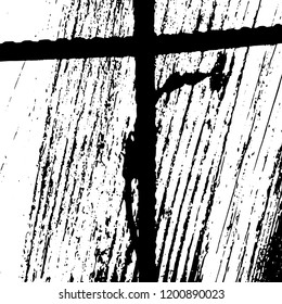 Light Distressed Background. Ink Print Distress Background. Grunge Texture. Vector.