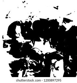 Light Distressed Background. Ink Print Distress Background. Grunge Texture. Vector.