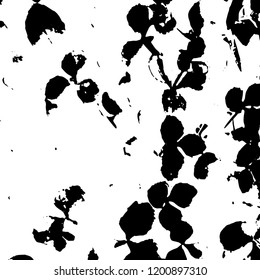 Light Distressed Background. Ink Print Distress Background. Grunge Texture. Vector.