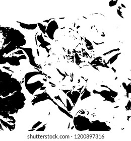 Light Distressed Background. Ink Print Distress Background. Grunge Texture. Vector.