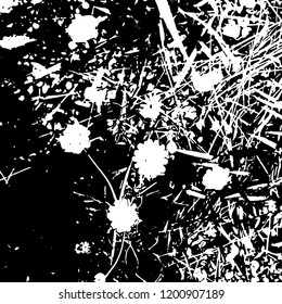 Light Distressed Background. Ink Print Distress Background. Grunge Texture. Vector.