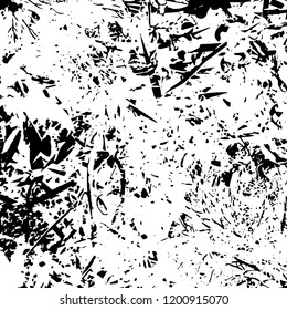 Light Distressed Background. Ink Print Distress Background. Grunge Texture. Vector.