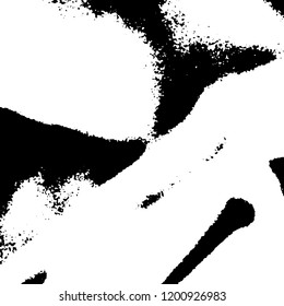 Light Distressed Background. Ink Print Distress Background. Grunge Texture. Vector.