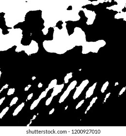Light Distressed Background. Ink Print Distress Background. Grunge Texture. Vector.